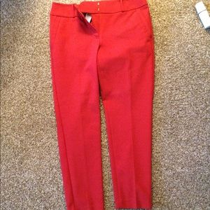 Red LOFT pants, sz 6